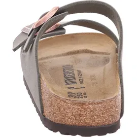 Birkenstock Arizona Birko-Flor Nubuk schmal stone 36