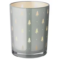 Edzard Windlicht Tani Glas grau