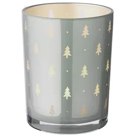 Edzard Windlicht Tani Glas grau