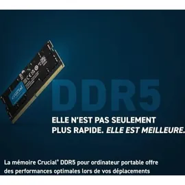 Crucial DDR5-4800 CL 40 SO-DIMM RAM Notebook Speicher CT32G48C40S5