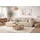 kaiser möbel Ecksofa mit Schlaffunktion und Bettkasten Ivo L aus Chenille-Stoff Artico, Ecksofa mit Schlaffunktion, integrierter Stauraum,mit Schlaffunktion,pflegeleichter Chenille-Stoff beige
