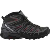 Salomon X Ultra Pioneer Mid Gore-Tex Herren Wander Wasserdichte Schuhe, Alle Wetterbedingungen, Sicherer Fußhalt, Stabil und gedämpft, Peat, 43 1/3