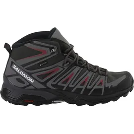 Salomon X Ultra Pioneer Mid Gore-Tex Herren Wander Wasserdichte Schuhe, Alle Wetterbedingungen, Sicherer Fußhalt, Stabil und gedämpft, Peat, 43 1/3