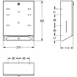 kwc aquarotter gmbh Papierhandtuchspender Aufputz