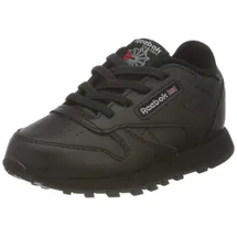 Reebok Unisex Baby Classic Leather Sneaker, Core Black, 22