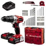 Einhell TE-CD 18/2 Li-i +64 inkl. 2 x 2 Ah + Zubehör + Koffer