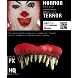 1 Schauriges Horrorclown Gebiss