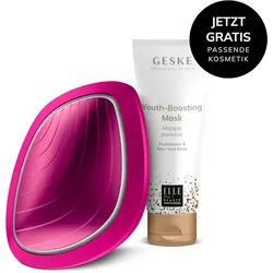Geske Sonic Warm & Cool Mask | 9 in 1 | Farbe: Magenta + Gratis Kosmetik Gesichtsreinigungstools   