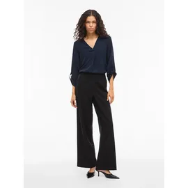 VILA Blusenshirt VIJOSA Blau S