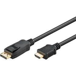 DisplayPort auf HDMI Adapterkabel DisplayPort-Stecker (1.2) > HDMI-Stecker (Typ A) (1.4)