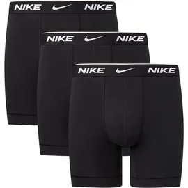 Nike Boxershorts 3 Einheiten Schwarz S