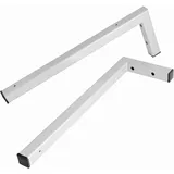 Fackelmann Winkelhalter 2er Set Grau