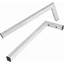Fackelmann Winkelhalter 2er Set Grau