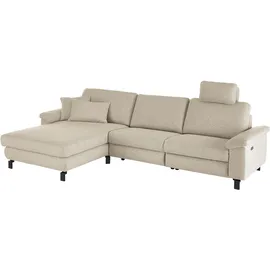 Candy 3C Candy »Mainau L-Form« Relaxfunktion im 1,5-Sitzer, motorische Schlaffunktion in Longchair