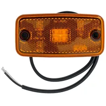 Friso LED Umrissleuchte gelb Begrenzungsleuchte Positionsleuchte ohne Halter (marker "tokos"), Mit Integriertem Reflektor Und Neon-effekt, 12–24 V Anhänger LKW Wohnwagen Nutzfahrzeuge Trailer