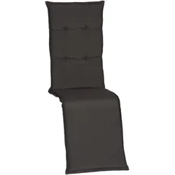 Relaxsesselauflage Trier ca.170x46x8cm Dunkelgrau