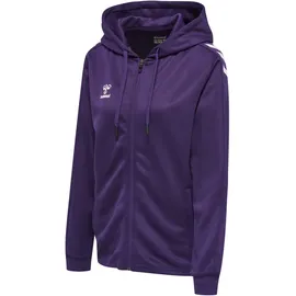hummel Core XK Poly Kapuzenjacke Damen acai/white XS