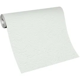 Erismann Vinyltapete Putzstruktur weiß 15 x 0,53 m