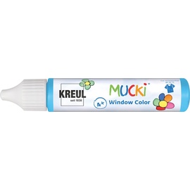 Kreul 24410 - Mucki Window Color, hellblau, 29 ml