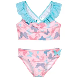 Playshoes Mädchen Zweiteiler Schwimmshirt-Set, Pink Meerjungfrau, 86-92