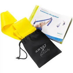 Artzt Vitality Fitnessband latexfrei, Gelb, 25 m One Size