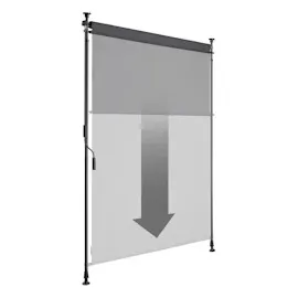 Tectake tectake® Klemmmarkise, verschiedene Größen, leichtgängige Handkurbel