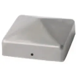 Pfostenkappe "Pyramide", Edelstahl, für 90x90 mm Pfosten