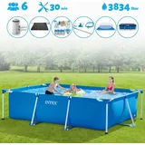 Intex – Schwimmbecken mit rechteckigem Rahmen – 300 x 200 x 75 cm – im Lieferumfang enthalten Accessoire CB97