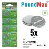 PoundMax CR1220 1050 mAh 5 St.