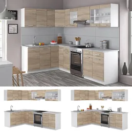 Vicco R-Line Winkelküche 160 x 270 cm sonoma eiche nachbildung