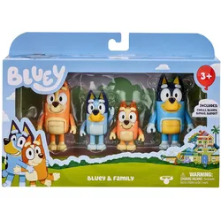 Bluey und ihre Familie: Bluey, Bingo, Bandit und Chilli