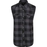 Brandit Textil Check Hemd Black / Grey 3XL