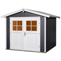 Weka Gartenhaus 224 2,35 x 2,39 m anthrazit