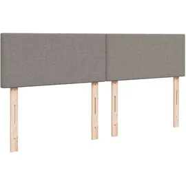 vidaXL Boxspringbett 180 x 200 cm Taupe