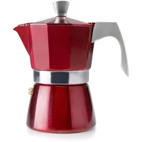 Ibili - Red 2 Tassen, 100 ml, Aluminiumdruckguss, für