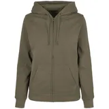Build Your Brand Basic Reißverschlusspullover Olive XL