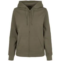Build Your Brand Basic Reißverschlusspullover Olive XL