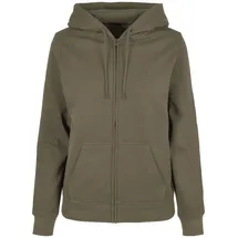 Build Your Brand Basic Reißverschlusspullover Olive XL