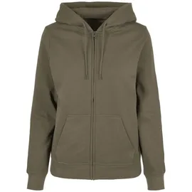 Build Your Brand Basic Reißverschlusspullover Olive XL
