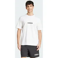 Adidas Essentials Linear Single Jersey T-Shirt White / Black M