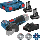 Bosch Ø 76 mm / 2x 4,0 Ah Akku + Ladegerät in L