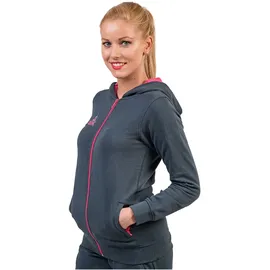 Peak Performance PEAK Zip Hoodie classic, Damen rosa|grau M