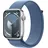 GPS 45 mm Aluminiumgehäuse silber, Sport Loop winterblau One Size