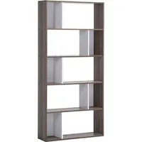 Beliani Orilla Bücherregal 83 x 23 x 174 cm Dunkelbraun