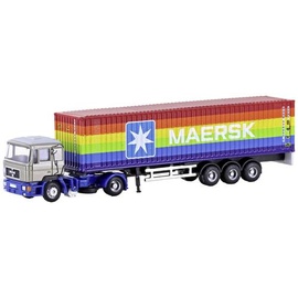 Minis by Lemke LC4066 N LKW Modell MAN F90 Container-Sattelzug MAERSK