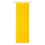 Tom Tailor Vorhang mit feiner Struktur Schlaufen 140 x 255 cm zitrus-gelb