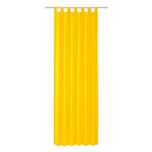 Tom Tailor Vorhang mit feiner Struktur Schlaufen 140 x 255 cm zitrus-gelb