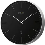 Explore Scientific RAC1001 Wanduhr, Schwarz