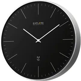 Explore Scientific RAC1001 Wanduhr, Schwarz