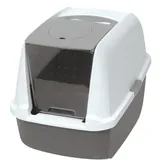Catit Katzentoilette mit Abdeckung 46 x 41,5 x 54,5cm Grau/Weiß